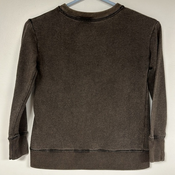 Cute Justice Girls Long Sleeve GRAPHIC Brown  Sweatshirt, 8, SMART GIRLS CLUB - Picture 3 of 7